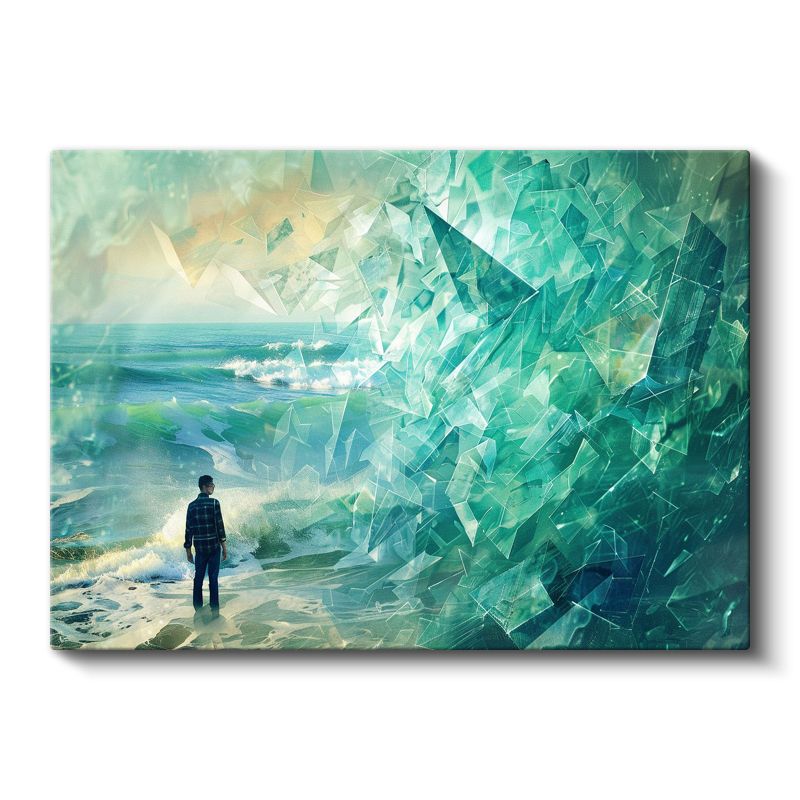 Kristal Deniz - Boyutlar Arası Geçiş Kanvas Tablo