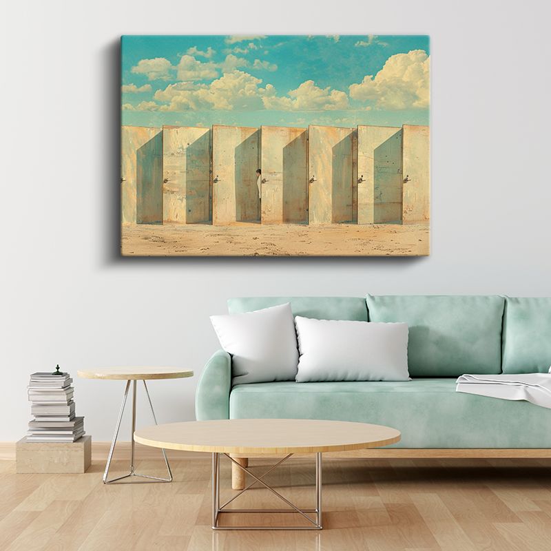 Sonsuzluk Kapıları - Çölde Sıralanan Gizemli Geçitler Kanvas Tablo