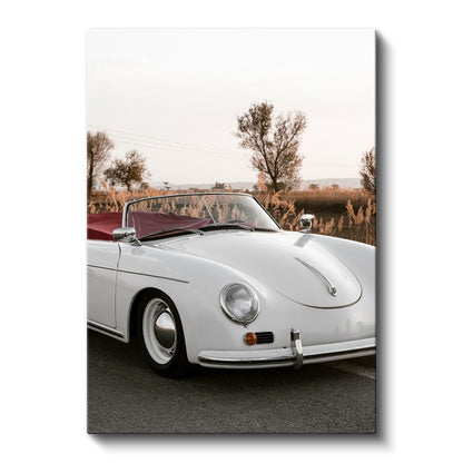 Porsche 356 Speedster - Klasik Cabrio Zarafeti Kanvas Tablo