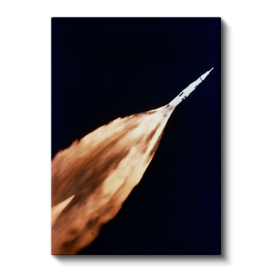 Apollo Uzay Aracı - Tarihi Fırlatma Anı Kanvas Tablo