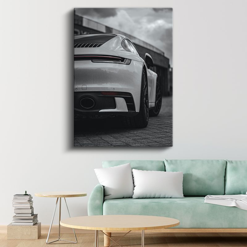 Porsche 911 - Arka Görünüm Spor Otomobil Kanvas Tablo
