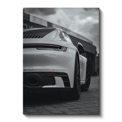 Porsche 911 - Arka Görünüm Spor Otomobil Kanvas Tablo