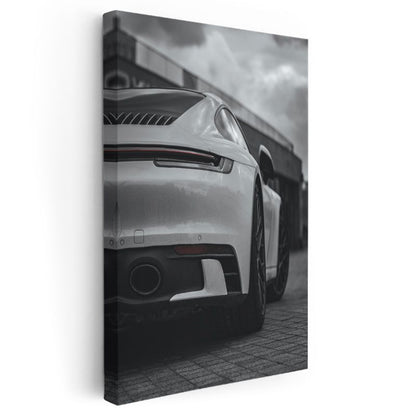 Porsche 911 - Arka Görünüm Spor Otomobil Kanvas Tablo