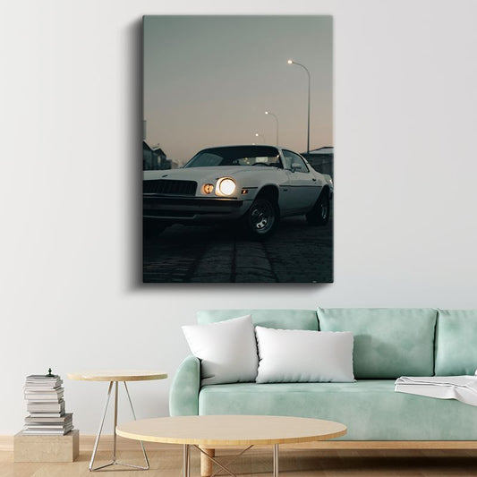 Chevrolet Camaro - Klasik Amerikan Muscle Car Efsanesi Kanvas Tablo