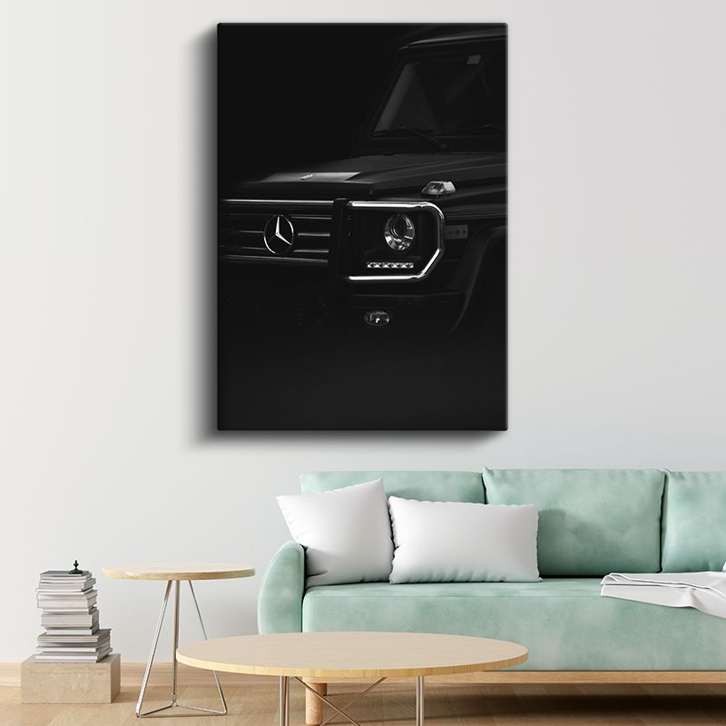 Mercedes G-Class - Karanlıkta Parlayan Lüks SUV Kanvas Tablo