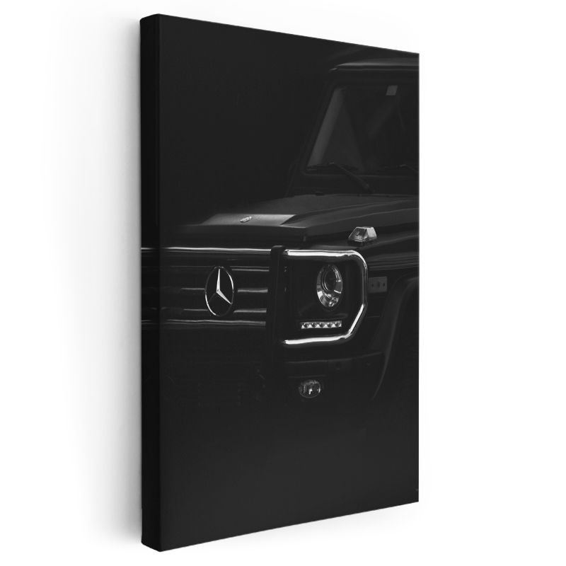 Mercedes G-Class - Karanlıkta Parlayan Lüks SUV Kanvas Tablo