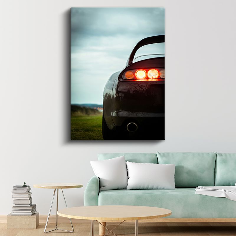 Toyota Supra - İkonik Stop Lambası Detayı Kanvas Tablo