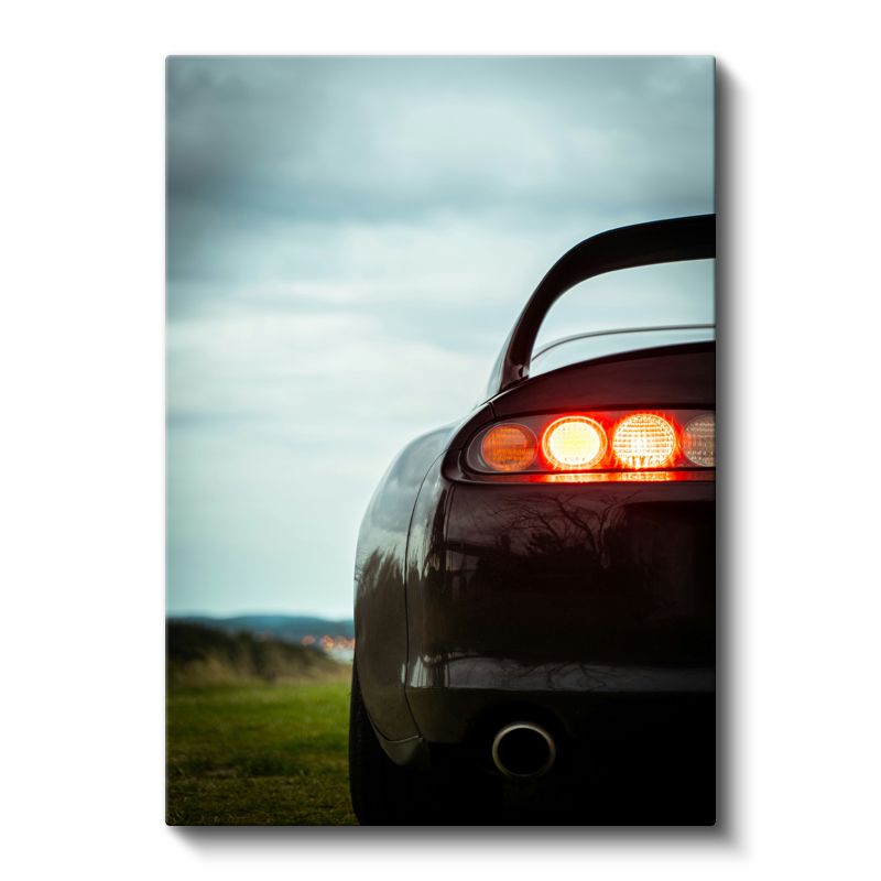 Toyota Supra - İkonik Stop Lambası Detayı Kanvas Tablo