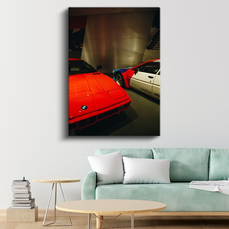 BMW M1 - Klasik Spor Otomobil Koleksiyonu Kanvas Tablo