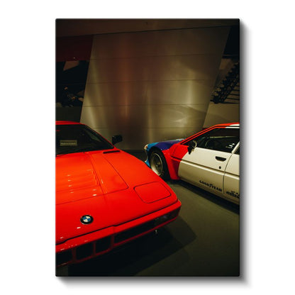 BMW M1 - Klasik Spor Otomobil Koleksiyonu Kanvas Tablo