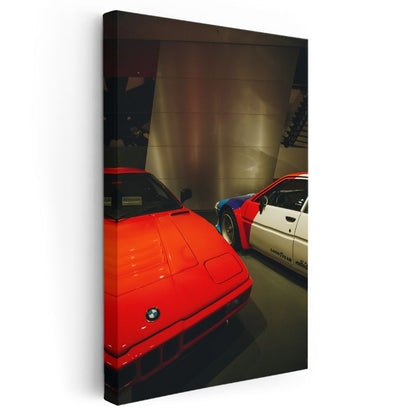BMW M1 - Klasik Spor Otomobil Koleksiyonu Kanvas Tablo