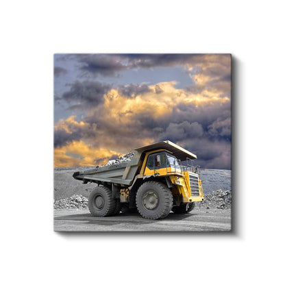Damperli Kamyon - Madencilik Devleri Kanvas Tablo