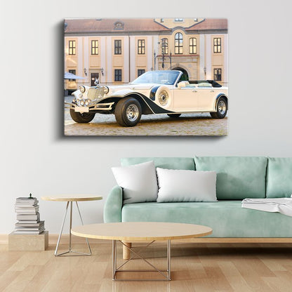 Klasik Excalibur - Beyaz Üstü Açılabilir Lüks Kanvas Tablo