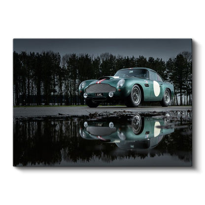 Aston Martin DB4 GT - Klasik Yarış Otomobili Kanvas Tablo