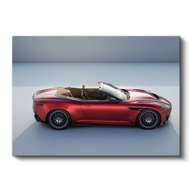 Aston Martin DBS Superleggera - Yan Profil Convertible Kanvas Tablo