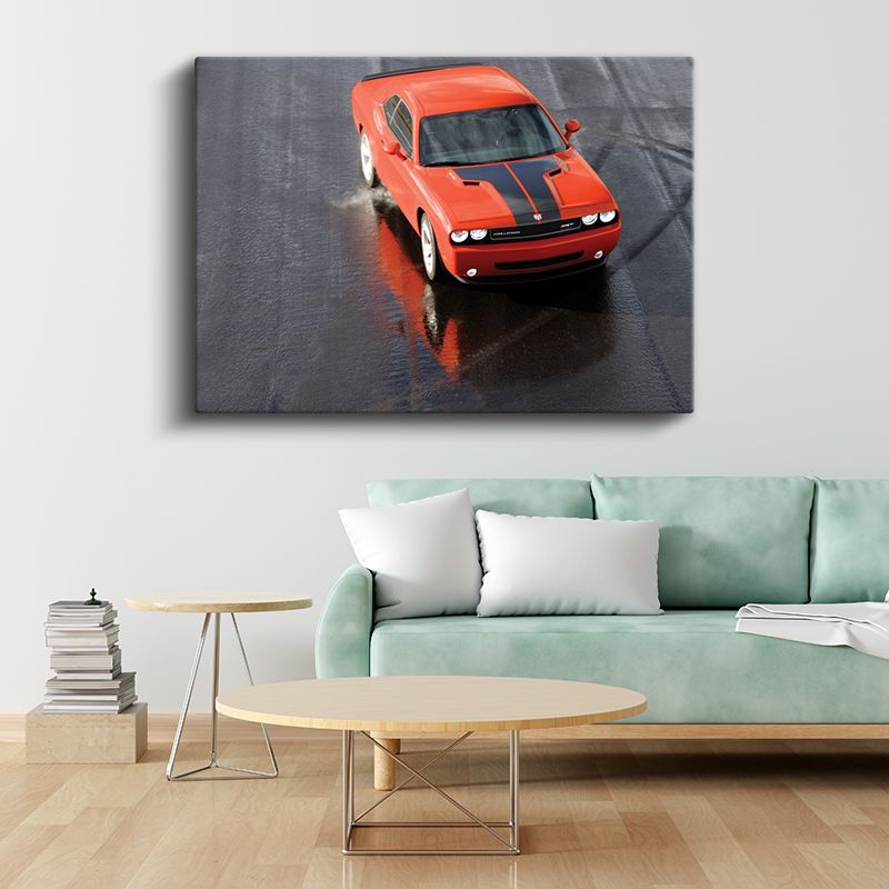 Dodge Challenger SRT - Güç ve Performans Simgesi Kanvas Tablo