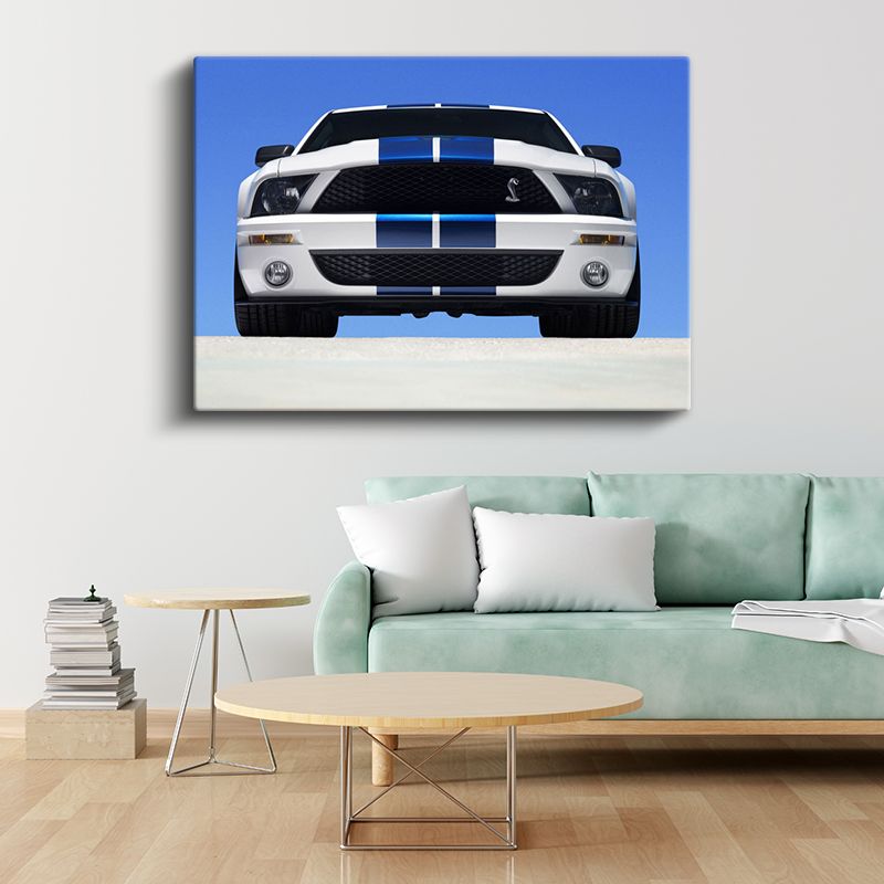 Ford Mustang Shelby GT500 - Efsanevi Ön Görünüm Kanvas Tablo