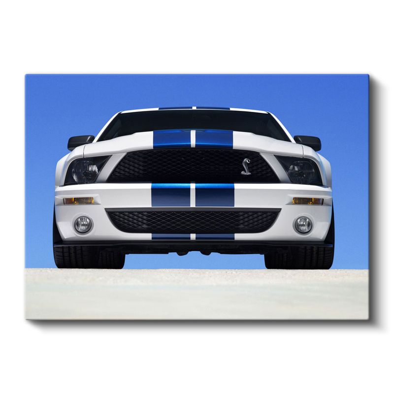 Ford Mustang Shelby GT500 - Efsanevi Ön Görünüm Kanvas Tablo