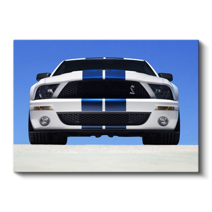 Ford Mustang Shelby GT500 - Efsanevi Ön Görünüm Kanvas Tablo
