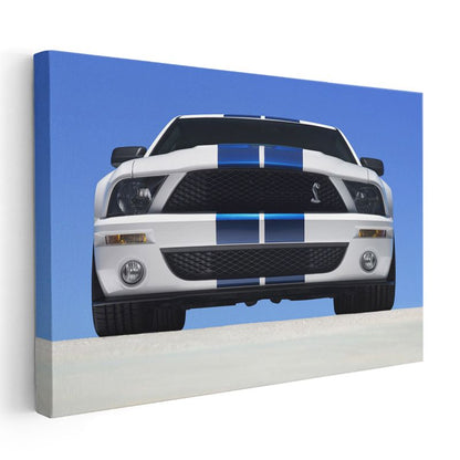 Ford Mustang Shelby GT500 - Efsanevi Ön Görünüm Kanvas Tablo