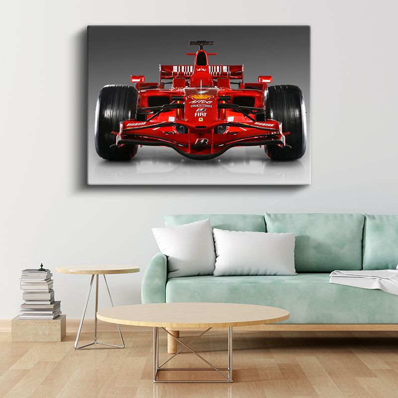 Ferrari F1 - Kırmızı Yarış Otomobili Kanvas Tablo