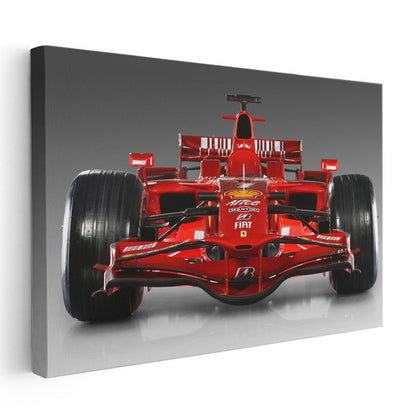 Ferrari F1 - Kırmızı Yarış Otomobili Kanvas Tablo