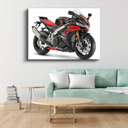 Aprilia RSV4 - İtalyan Yarış Motosikleti Kanvas Tablo