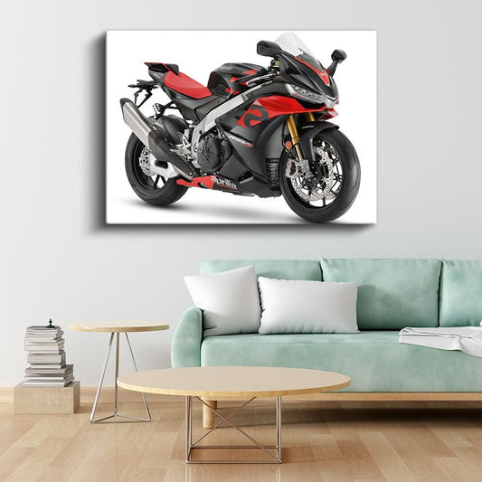 Aprilia RSV4 - İtalyan Yarış Motosikleti Kanvas Tablo