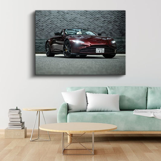Aston Martin Vantage - İngiliz Lüks Spor Otomobil Kanvas Tablo