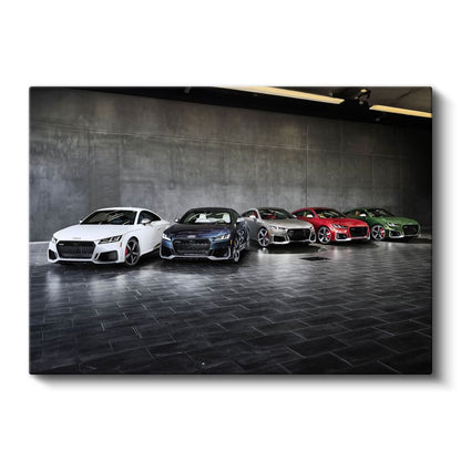 Audi TT Koleksiyonu - Alman Spor Otomobil Serisi Kanvas Tablo