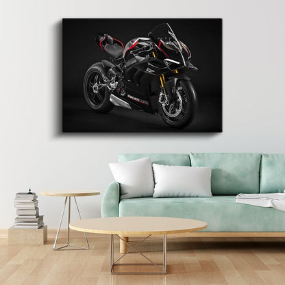 Ducati Panigale V4 - İtalyan Yarış Motosikleti Kanvas Tablo