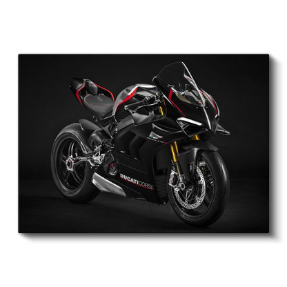 Ducati Panigale V4 - İtalyan Yarış Motosikleti Kanvas Tablo