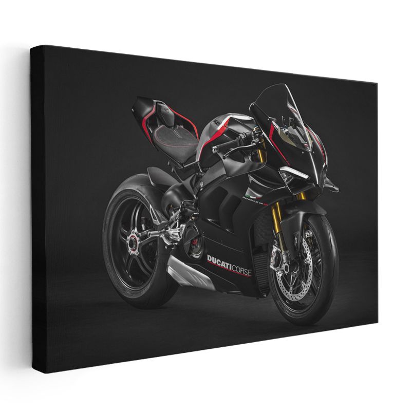 Ducati Panigale V4 - İtalyan Yarış Motosikleti Kanvas Tablo