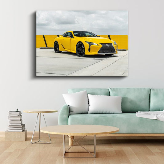 Lexus LC500 - Japon Lüks Spor Coupe Kanvas Tablo