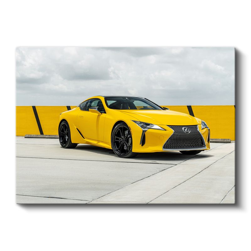 Lexus LC500 - Japon Lüks Spor Coupe Kanvas Tablo