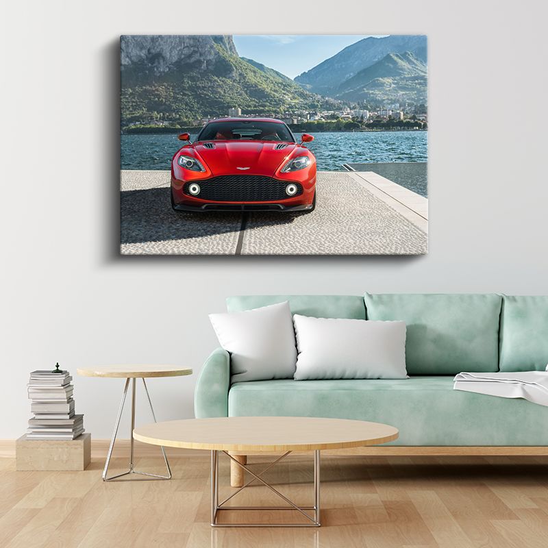 Aston Martin Zagato - İngiliz Lüks Grand Tourer Kanvas Tablo