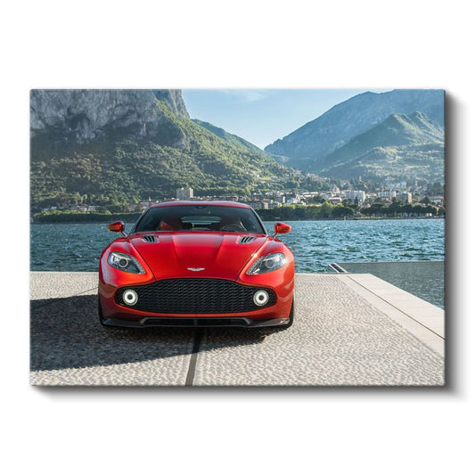 Aston Martin Zagato - İngiliz Lüks Grand Tourer Kanvas Tablo