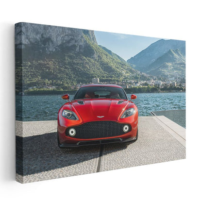 Aston Martin Zagato - İngiliz Lüks Grand Tourer Kanvas Tablo