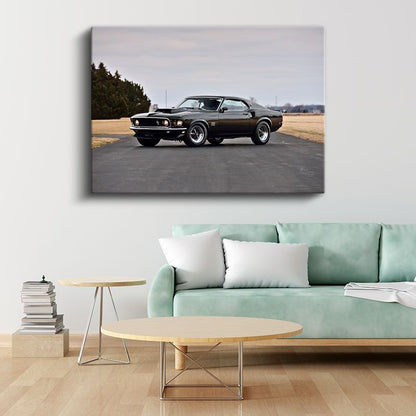 Ford Mustang Boss 429 - Amerikan Klasik Muscle Car Kanvas Tablo