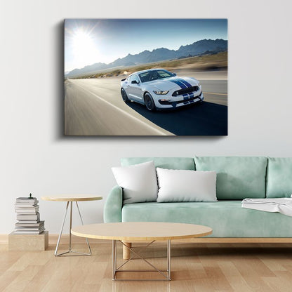 Ford Mustang Shelby GT350 - Amerikan Spor Otomobil İkonu Kanvas Tablo