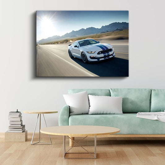 Ford Mustang Shelby GT350 - Amerikan Spor Otomobil İkonu Kanvas Tablo
