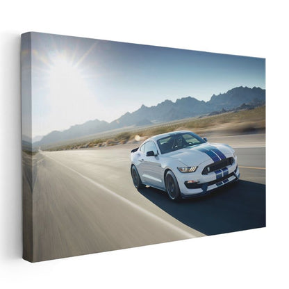 Ford Mustang Shelby GT350 - Amerikan Spor Otomobil İkonu Kanvas Tablo