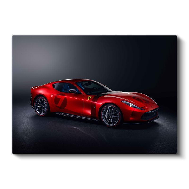 Ferrari Roma - Kırmızı İtalyan Grand Tourer Kanvas Tablo
