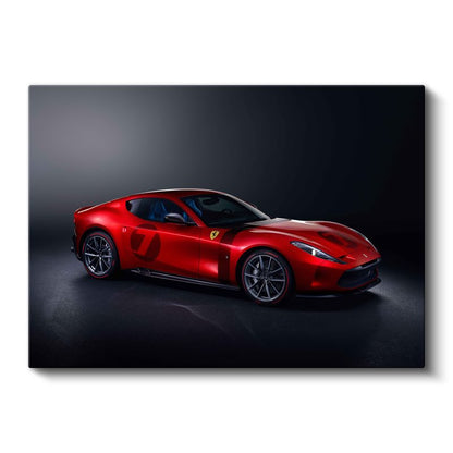 Ferrari Roma - Kırmızı İtalyan Grand Tourer Kanvas Tablo
