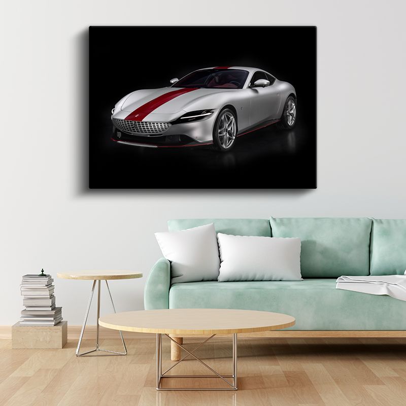 Ferrari Roma - İtalyan Tasarım Harikası Lüks Spor Otomobil Kanvas Tablo