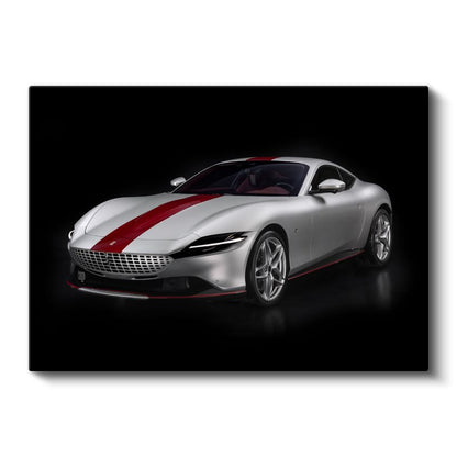 Ferrari Roma - İtalyan Tasarım Harikası Lüks Spor Otomobil Kanvas Tablo
