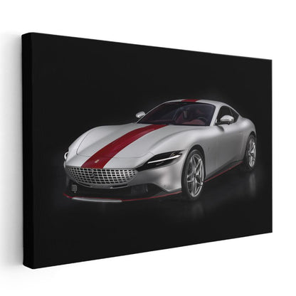 Ferrari Roma - İtalyan Tasarım Harikası Lüks Spor Otomobil Kanvas Tablo