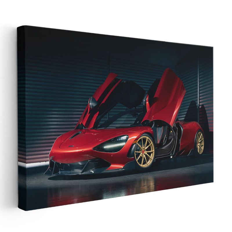 McLaren 720S - Kelebek Kapılı Lüks Spor Otomobil Kanvas Tablo