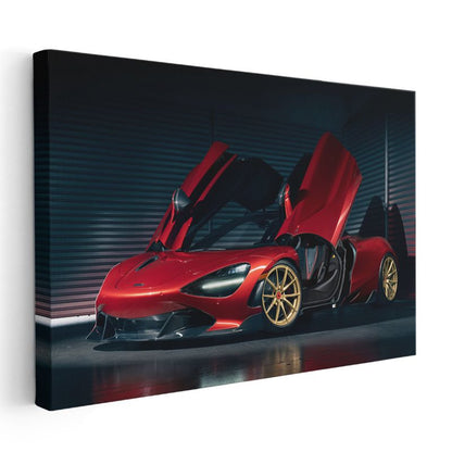 McLaren 720S - Kelebek Kapılı Lüks Spor Otomobil Kanvas Tablo