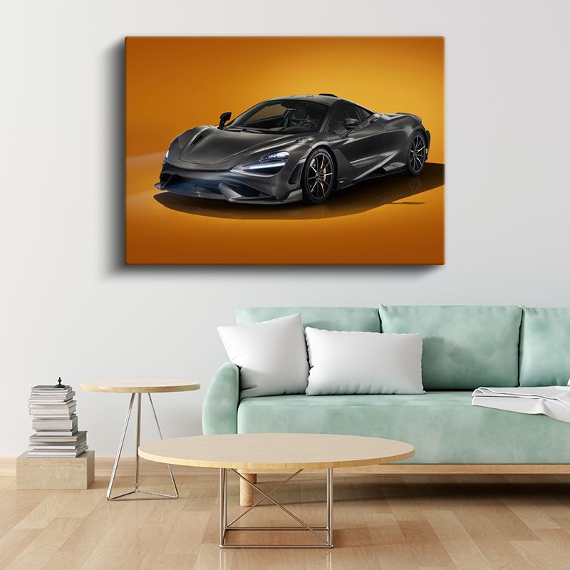 McLaren 720S - Karbon Fiber Gövdeli Premium Süper Otomobil Kanvas Tablo